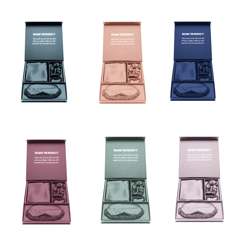 Satin Three-Piece Eye Mask Box Set