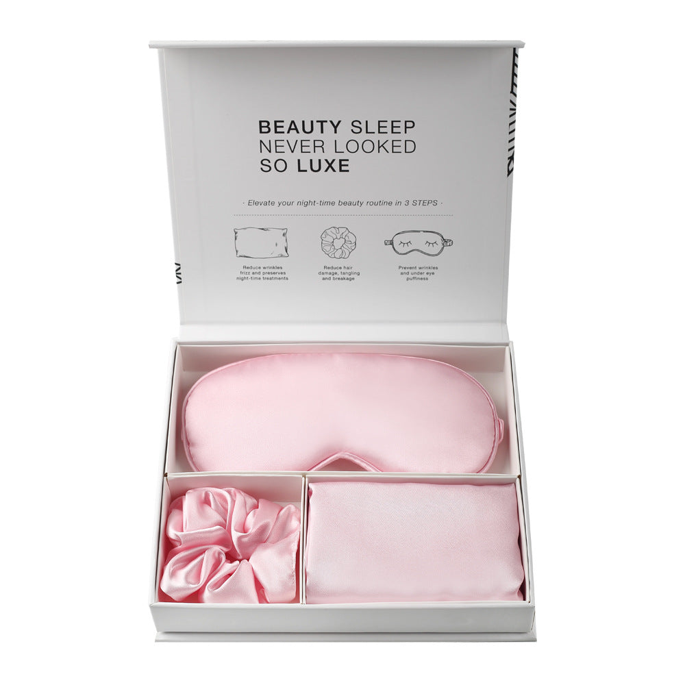 Satin Three-Piece Eye Mask Box Set