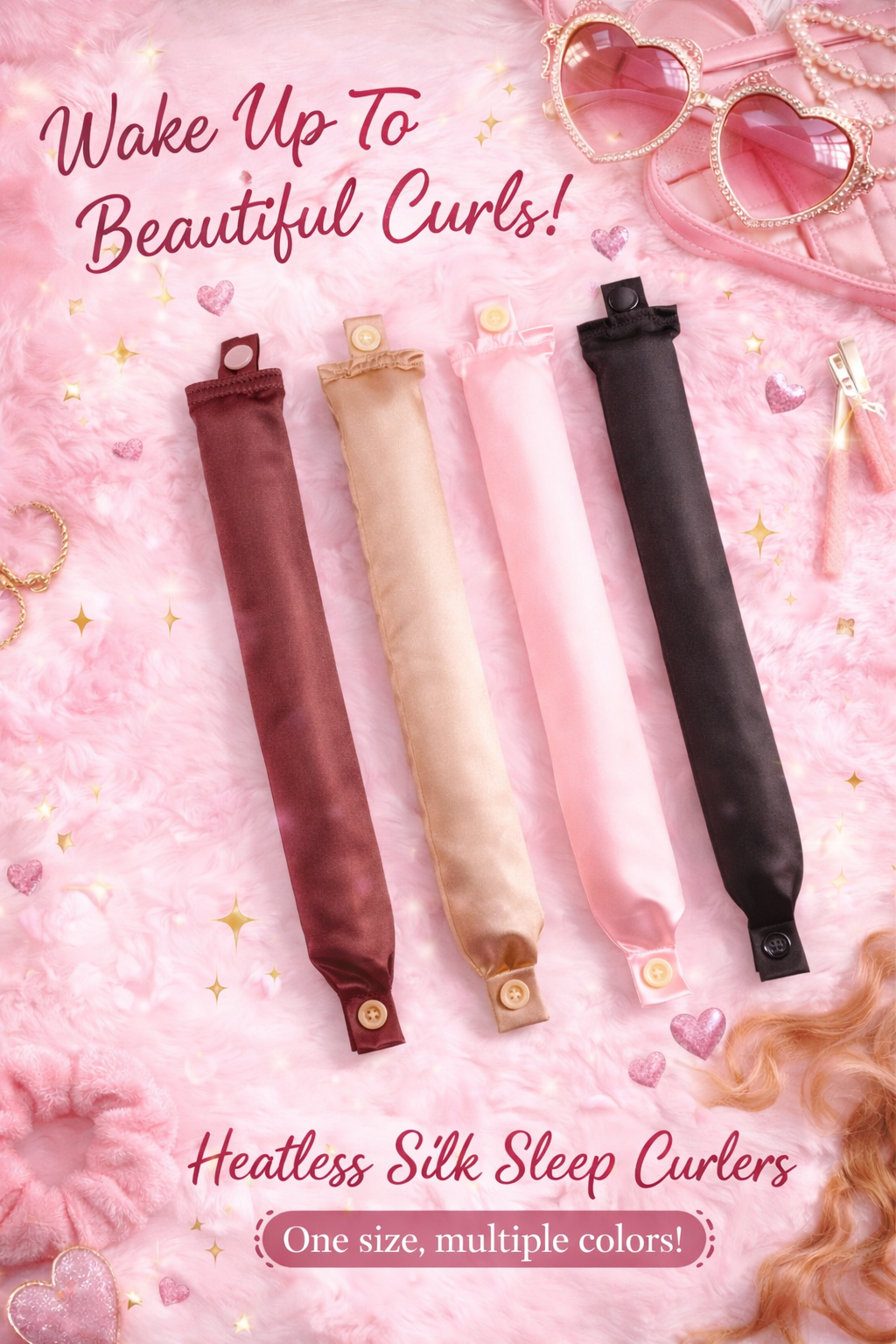 New Non-stuck Wave Hair Curler Suit
