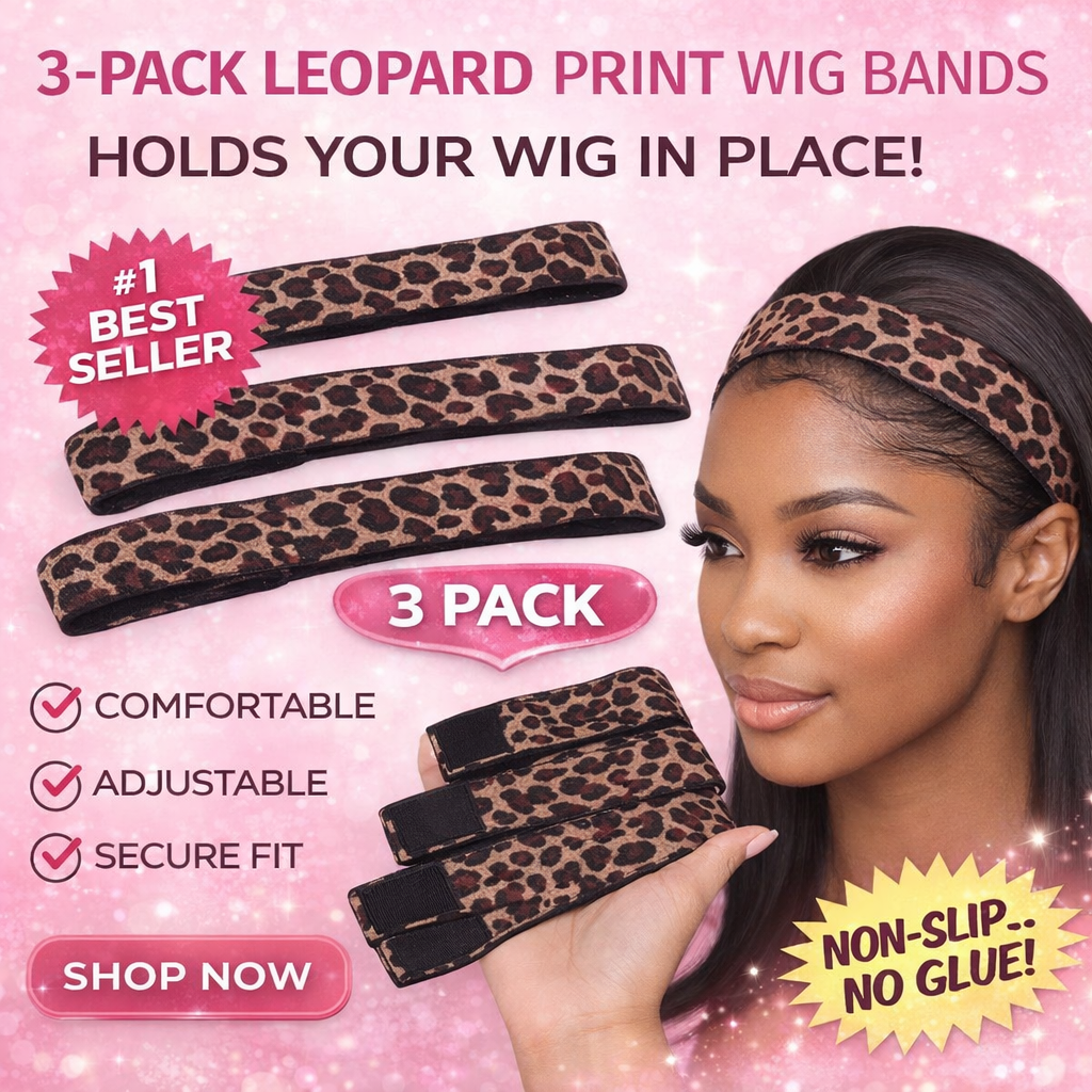 Headgear Elastic Band Wig Edge Fixing Velcro