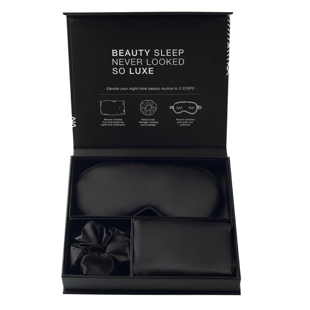 Satin Three-Piece Eye Mask Box Set