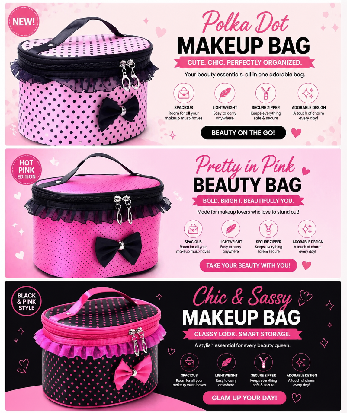Akeup Cases aleta De aquiagem makeup organizer
